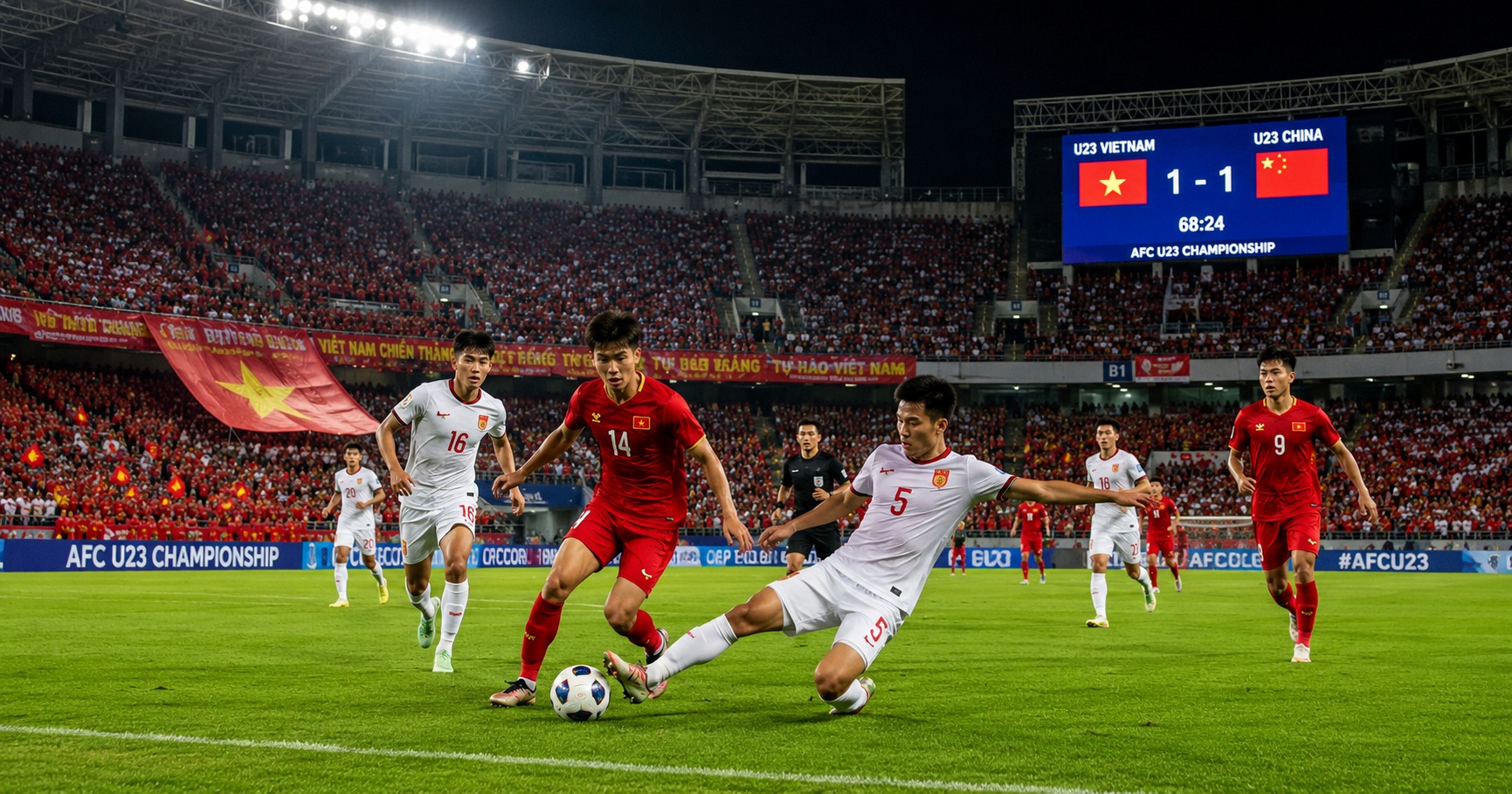 Trực tiếp trận đấu U23 Việt Nam vs Trung Quốc: Cập nhật nhanh và chính xác - image 1 Trực tiếp trận đấu U23 Việt Nam vs Trung Quốc: Cập nhật nhanh và chính xác - image 1