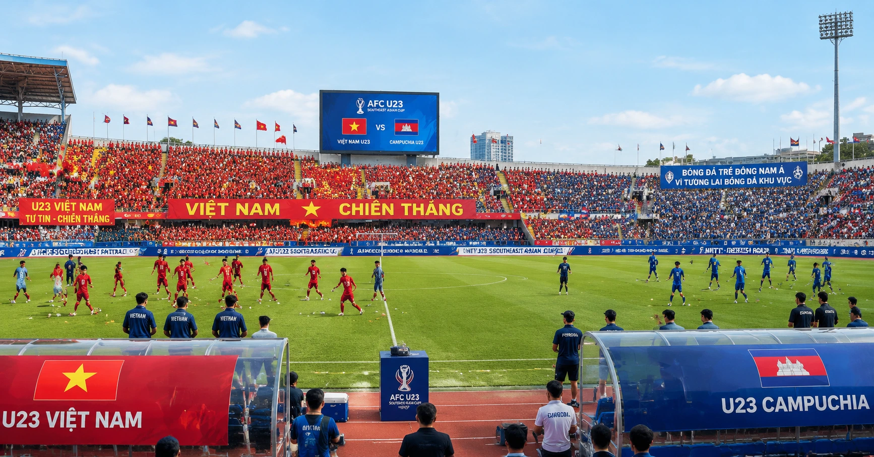 Việt Nam và Campuchia U23: Cuộc đối đầu đáng chú ý tại giải U23 Đông Nam Á - image 3 Việt Nam và Campuchia U23: Cuộc đối đầu đáng chú ý tại giải U23 Đông Nam Á - image 3